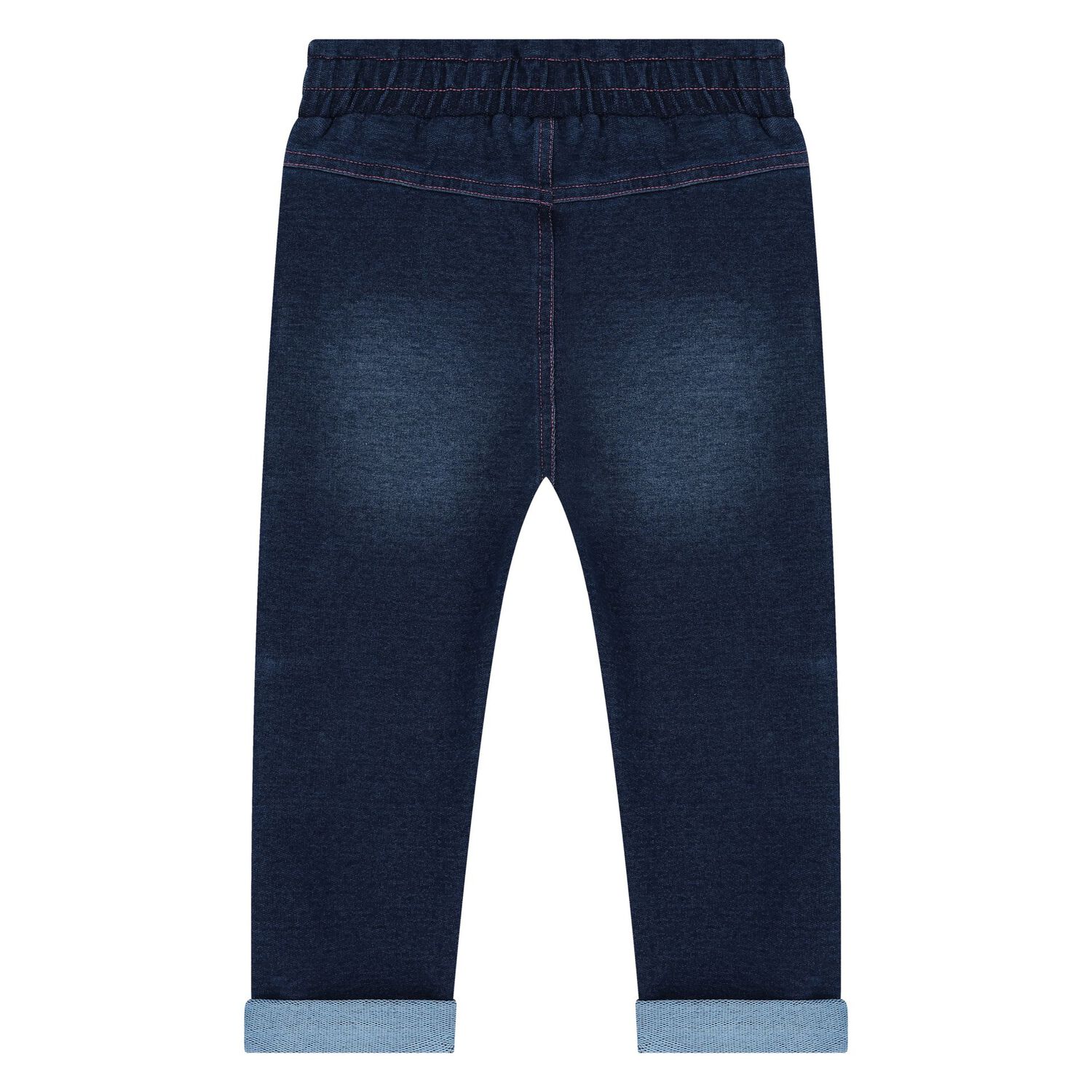 طقم بنات بنطلون بالشعار باللون الوردى و الأزرق, 1, hi-res image number null