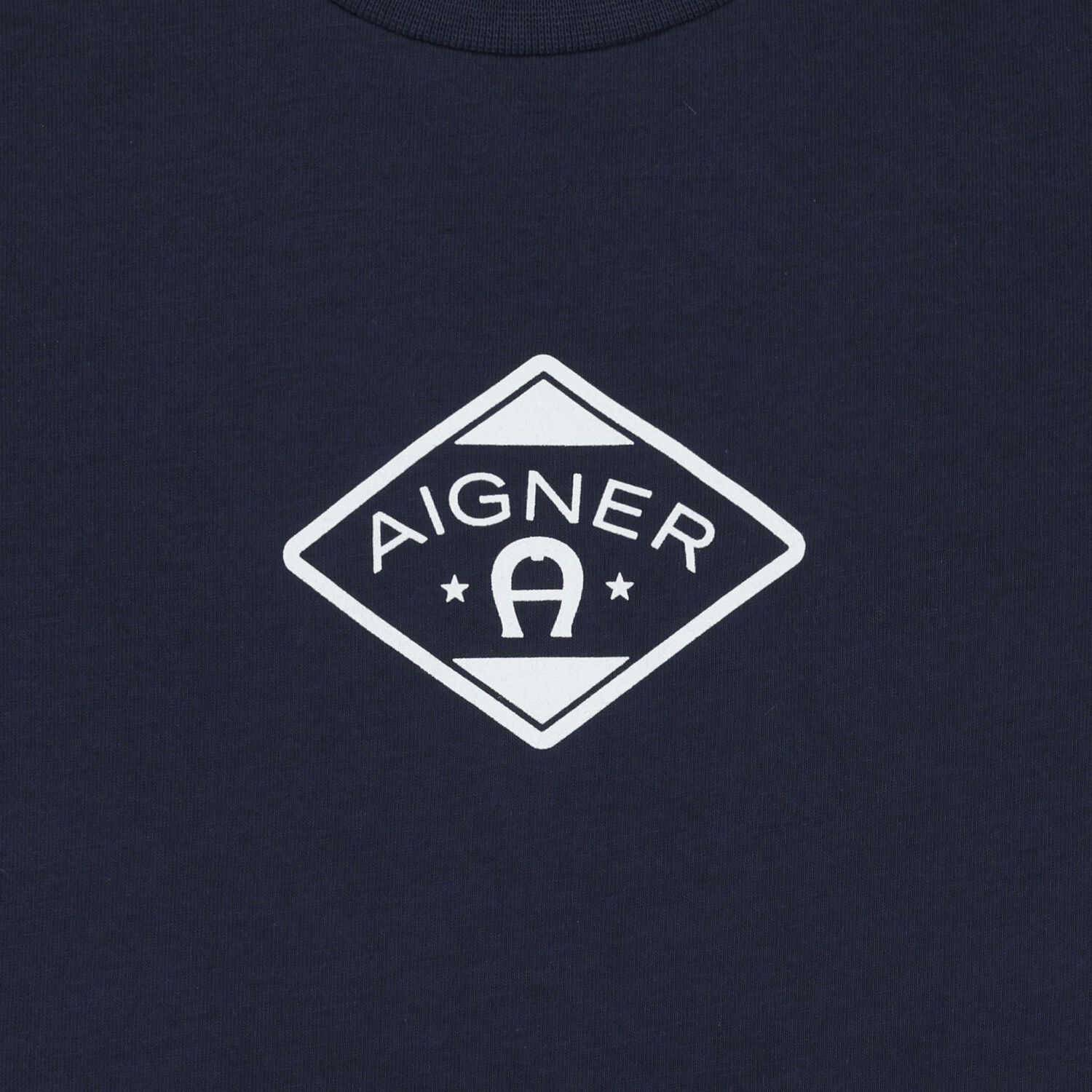 Younger Boys Navy Blue Logo T-Shirt , 3, hi-res