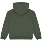 Boys Green Logo Hooded Top, 2, hi-res