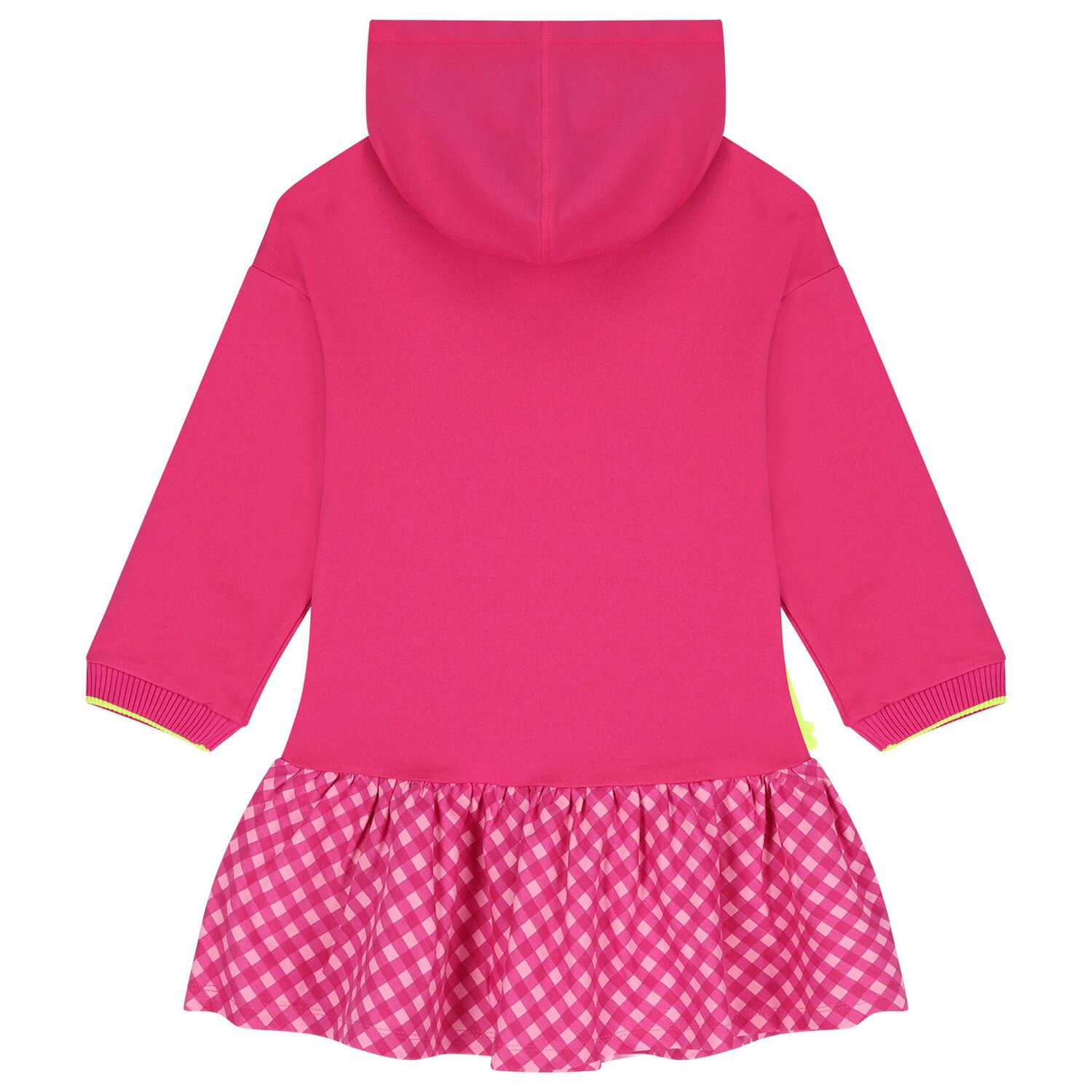 Girls Pink Heart Hooded Dress Set, 1, hi-res image number null