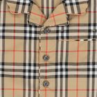 Baby Boys Beige Check Romper, 1, hi-res