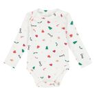 Baby Boys Navy Blue & White Festive Tracksuit (3 Piece), 1, hi-res