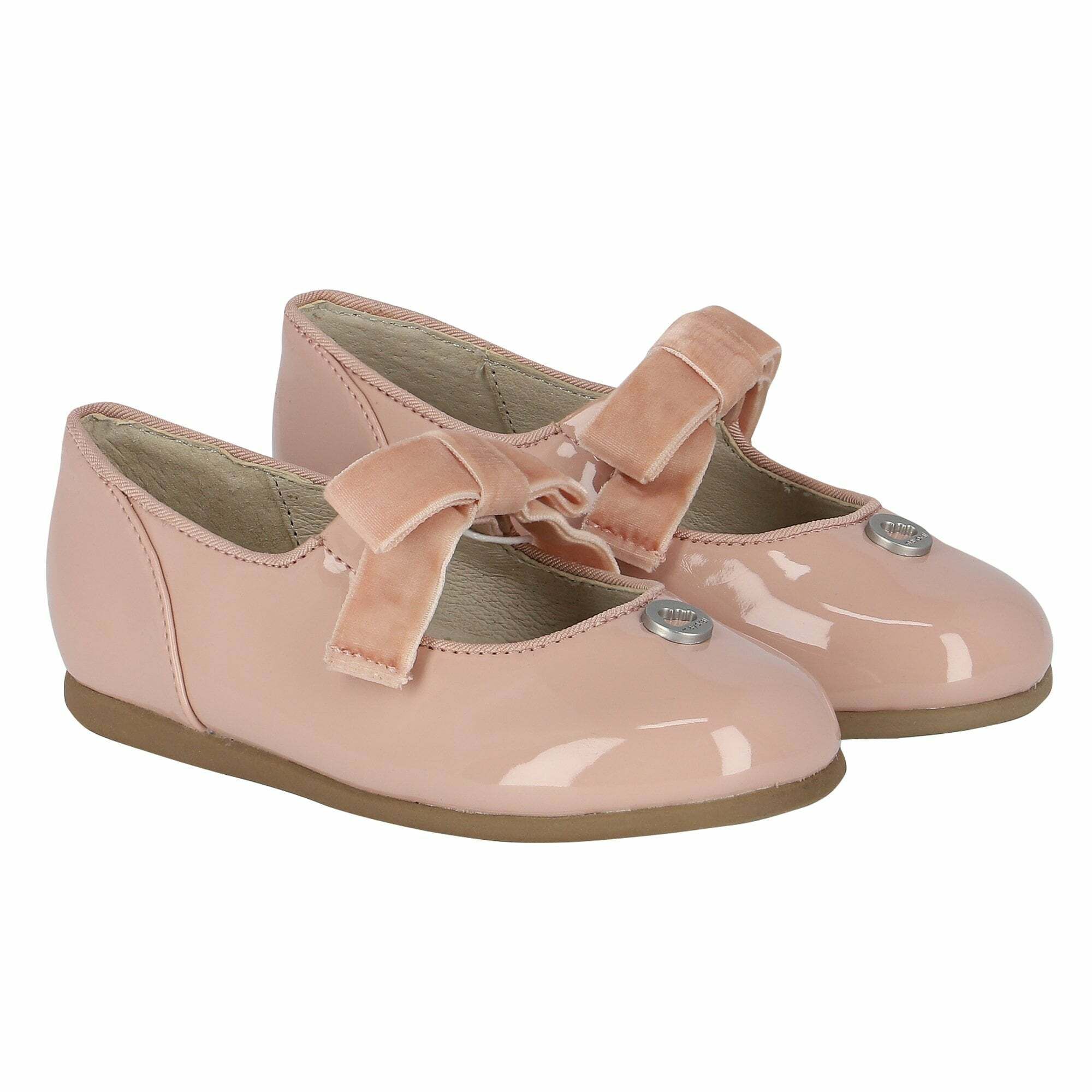 Mayoral Younger Girls Pink Logo Ballerina Shoes Junior Couture Australia