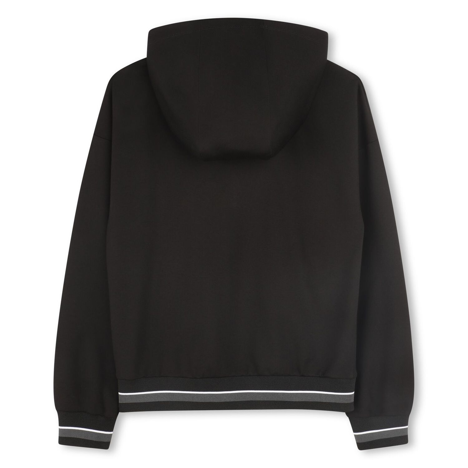 توب اولاد هودى بسحاب بالشعار باللون الاسود , 1, hi-res image number null