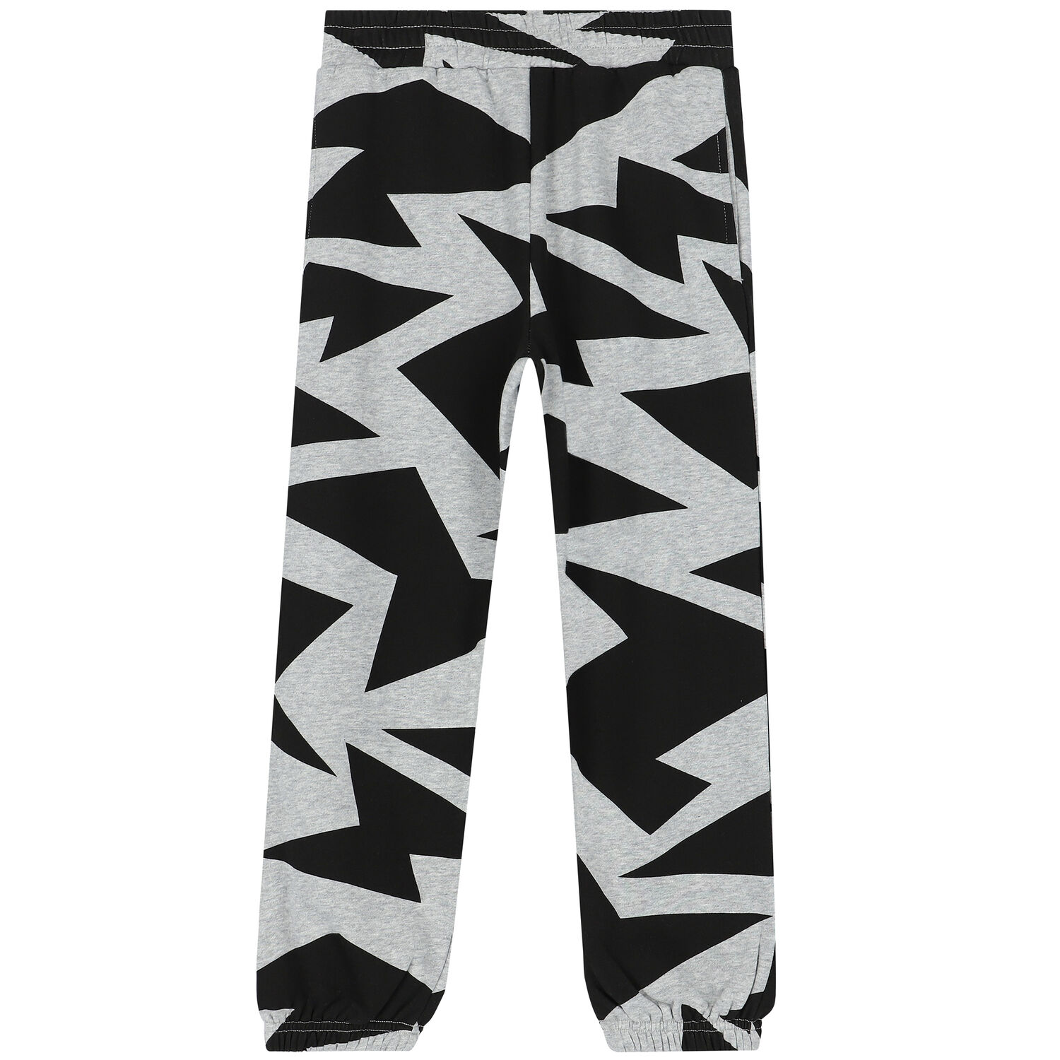 Boys Grey & Black Joggers, 1, hi-res