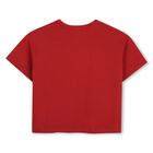 Girls Red Logo T-Shirt, 2, hi-res