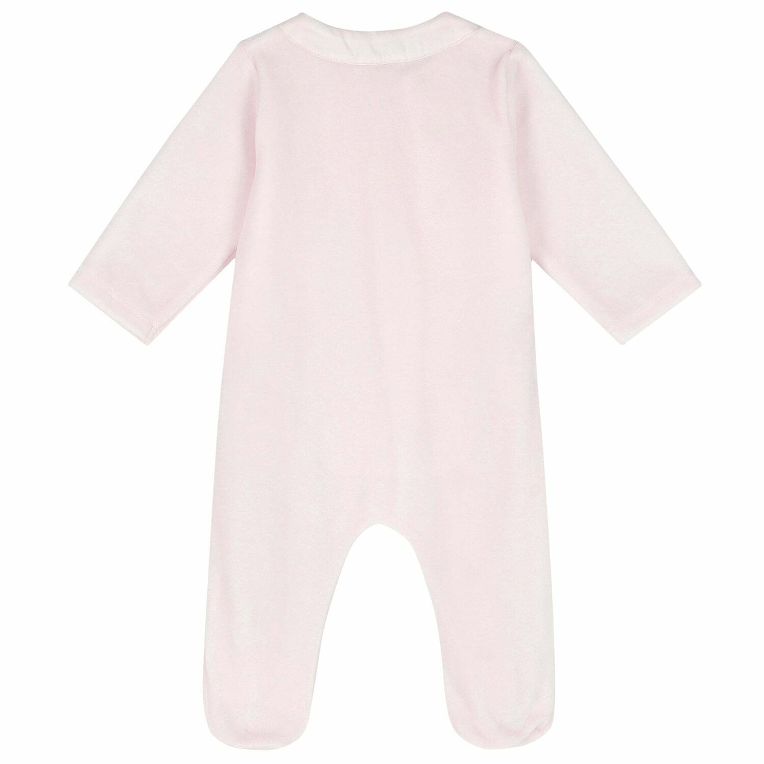 Baby Girls Pink Cotton Babygrow, 2, hi-res image number null