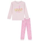 Girls Pink Teddy Bear Tracksuit, 1, hi-res