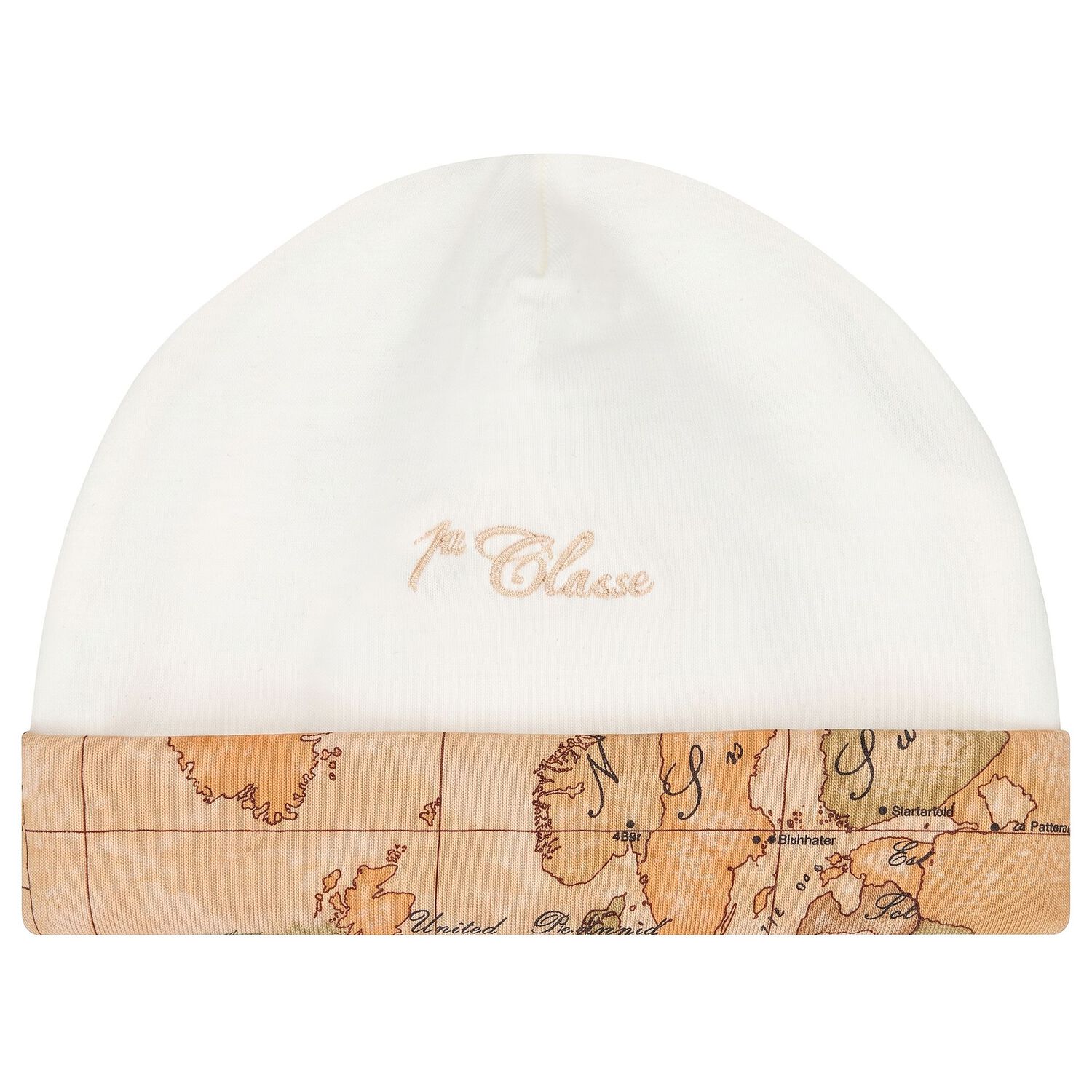 Ivory & Beige Geo Map Babygrow Gift Set, 4, hi-res