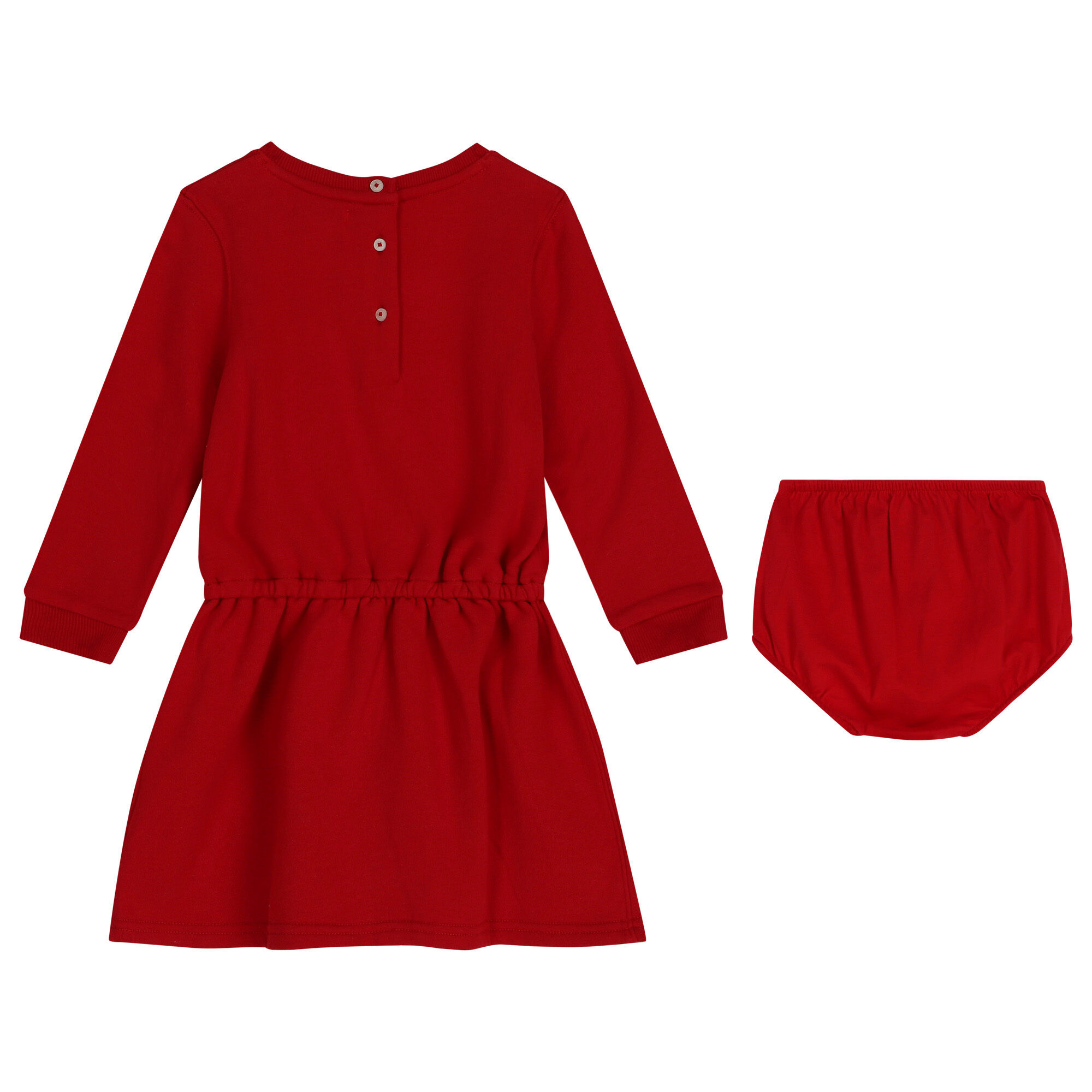 Ralph Lauren Baby Girls Red Polo Bear Dress Set Junior Couture USA