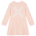 فستان بالشعار باللون الوردي, 1, hi-res