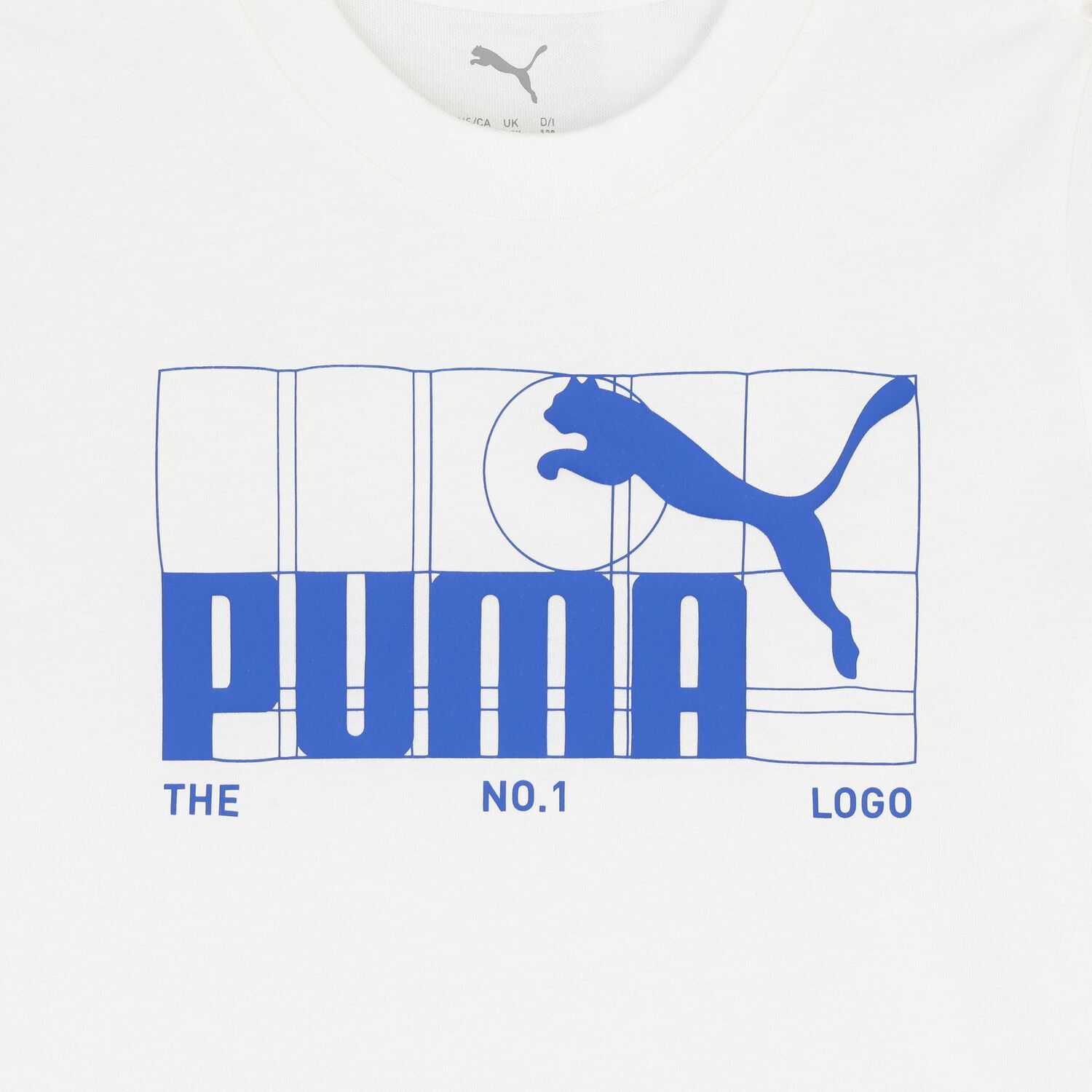 Boys White Logo T-Shirt, 1, hi-res image number null