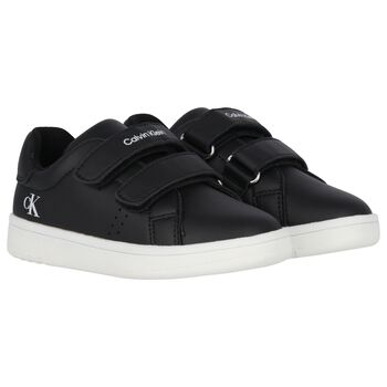 Calvin Klein Black Logo Trainers, 1 Black Logo Trainers