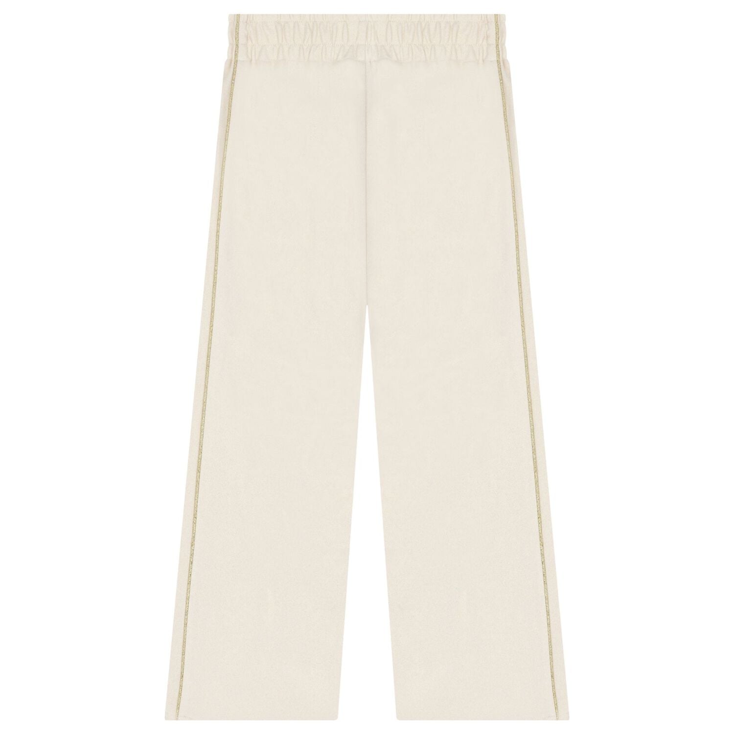 Girls Gold Logo Trousers, 1, hi-res