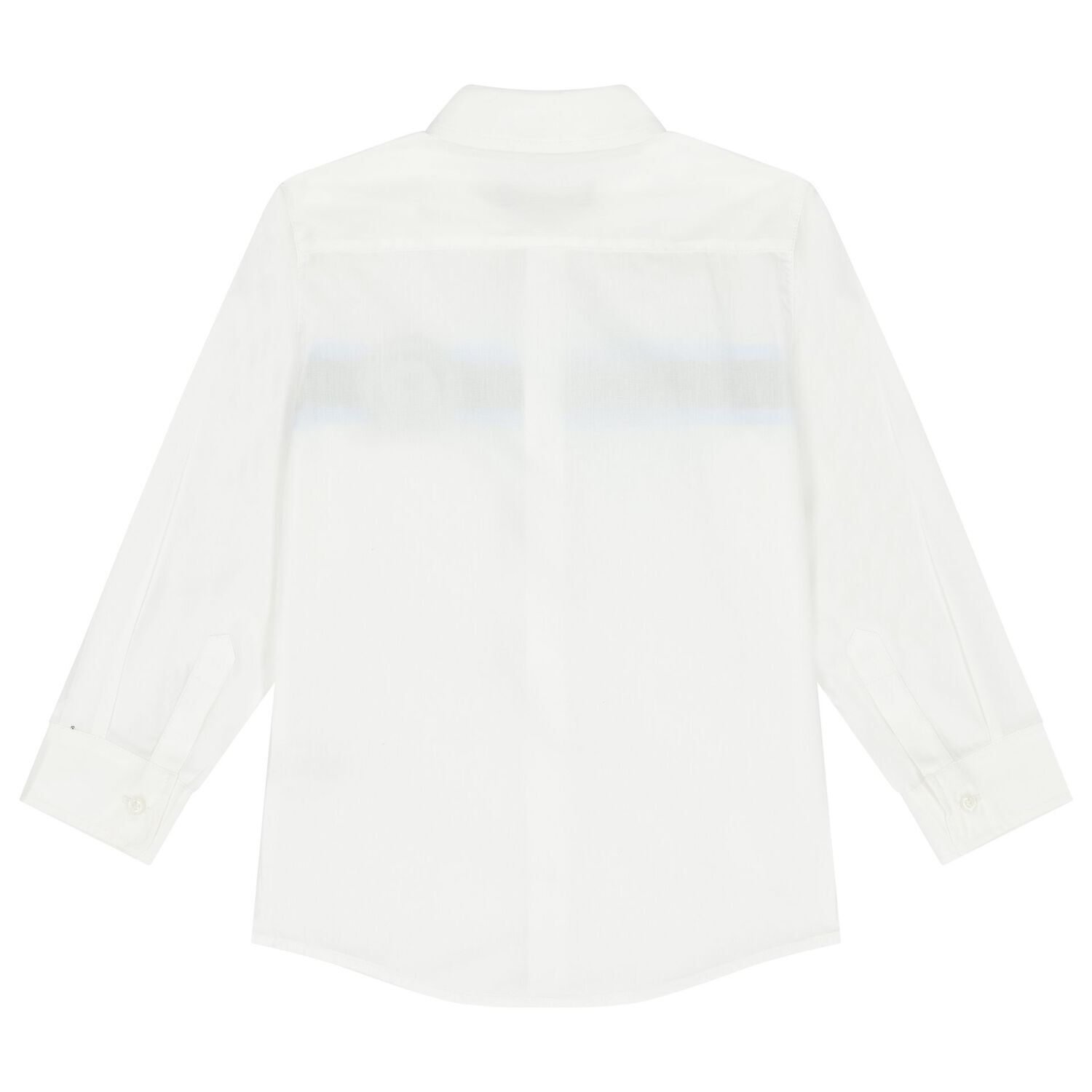 Boys White Logo Shirt, 1, hi-res image number null