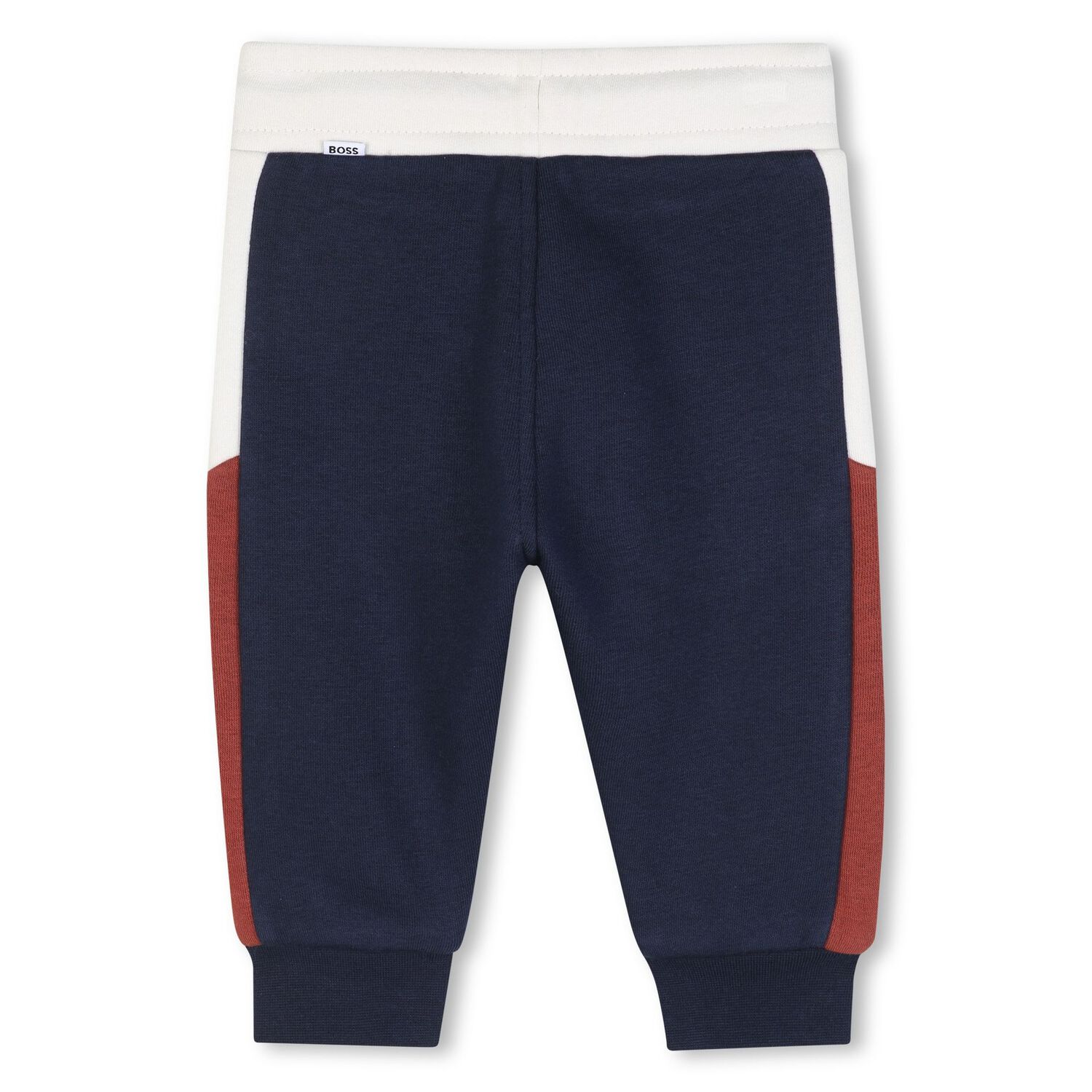 Younger Boys Navy Blue Logo Joggers, 3, hi-res