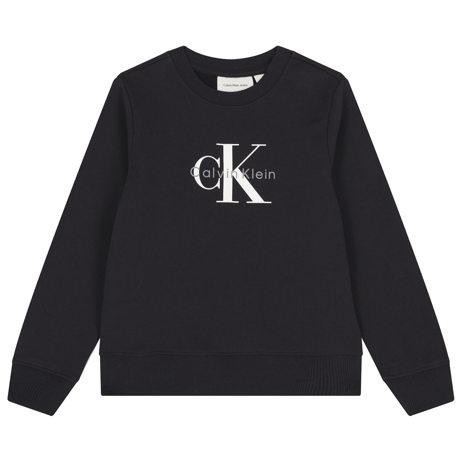 Black Logo Sweatshirt , 1, hi-res