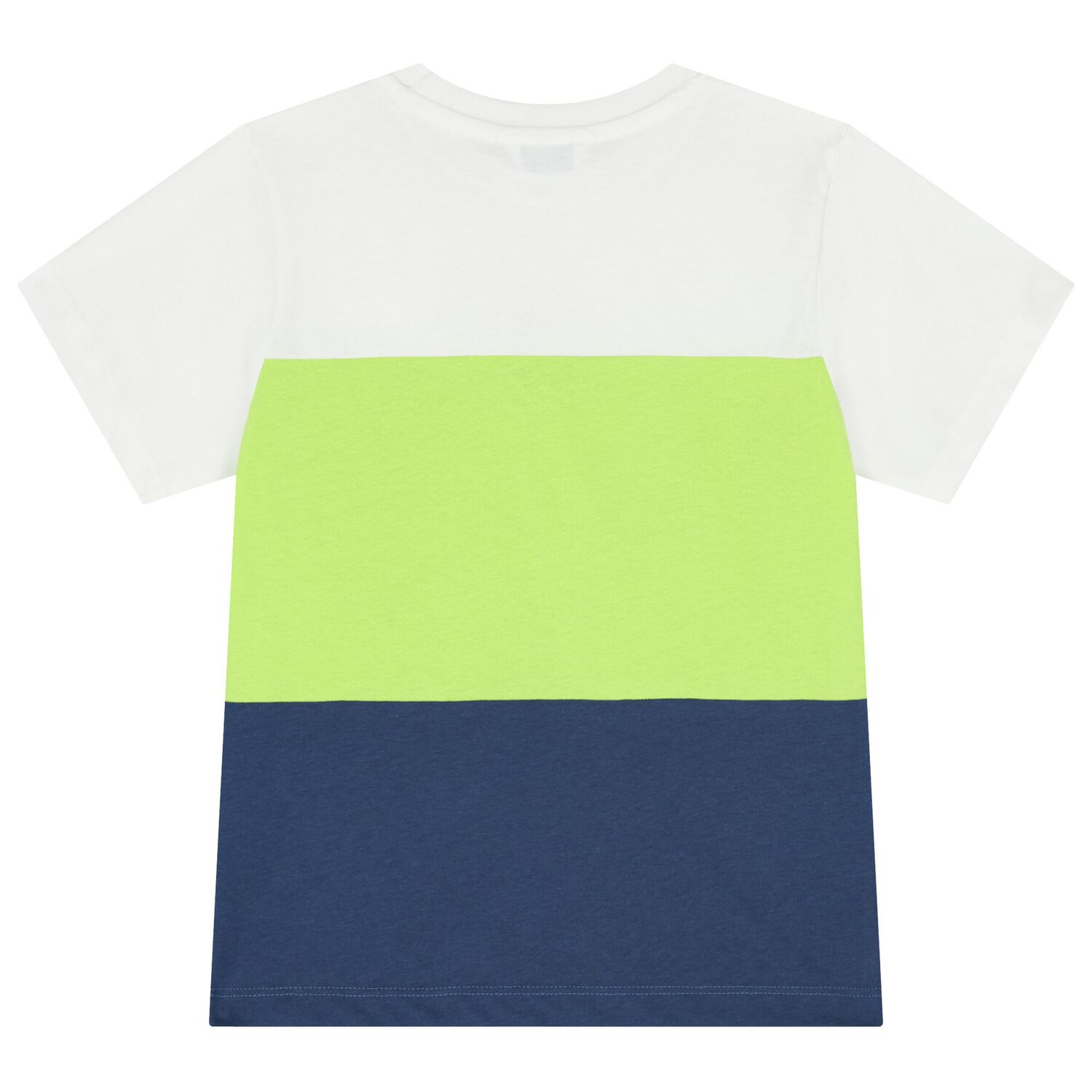 Boys White, Green, & Navy Blue Shorts Set, 1, hi-res