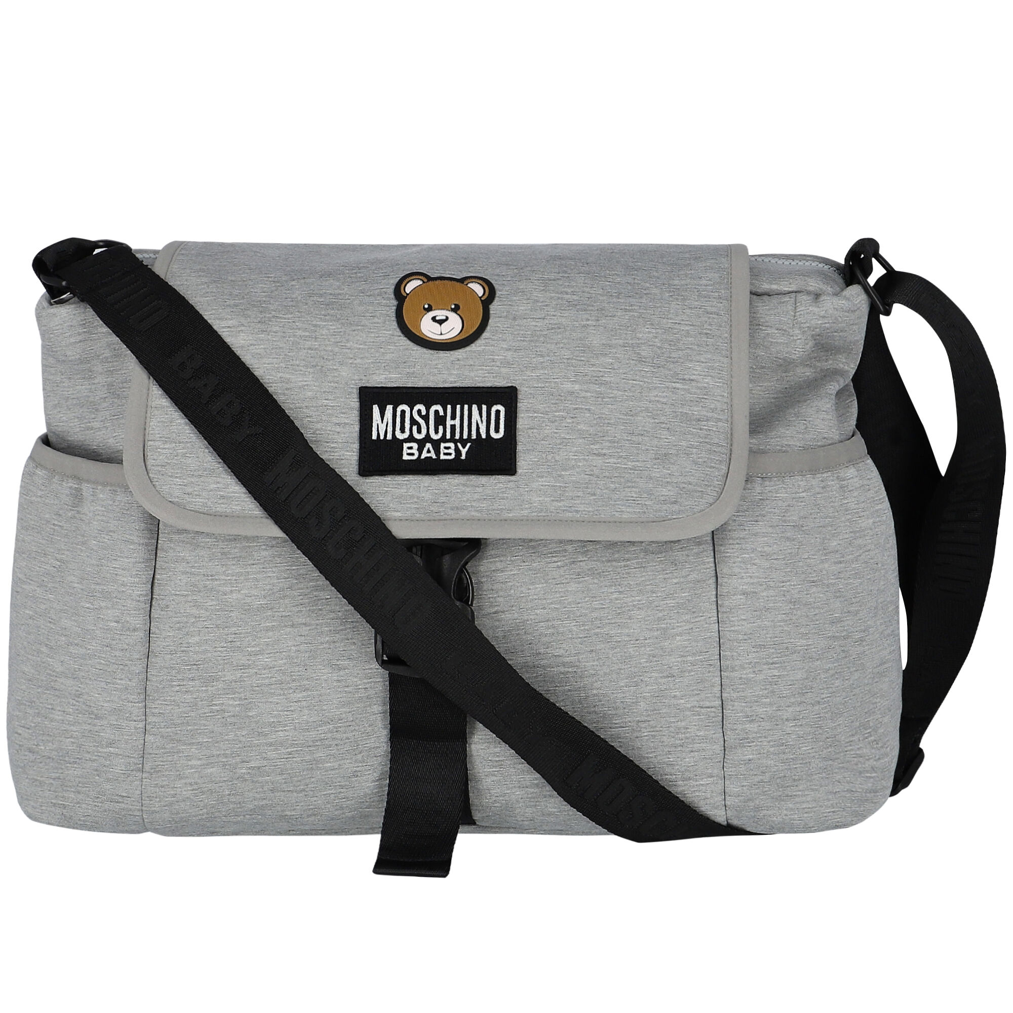 Moschino changing bag 2025 grey