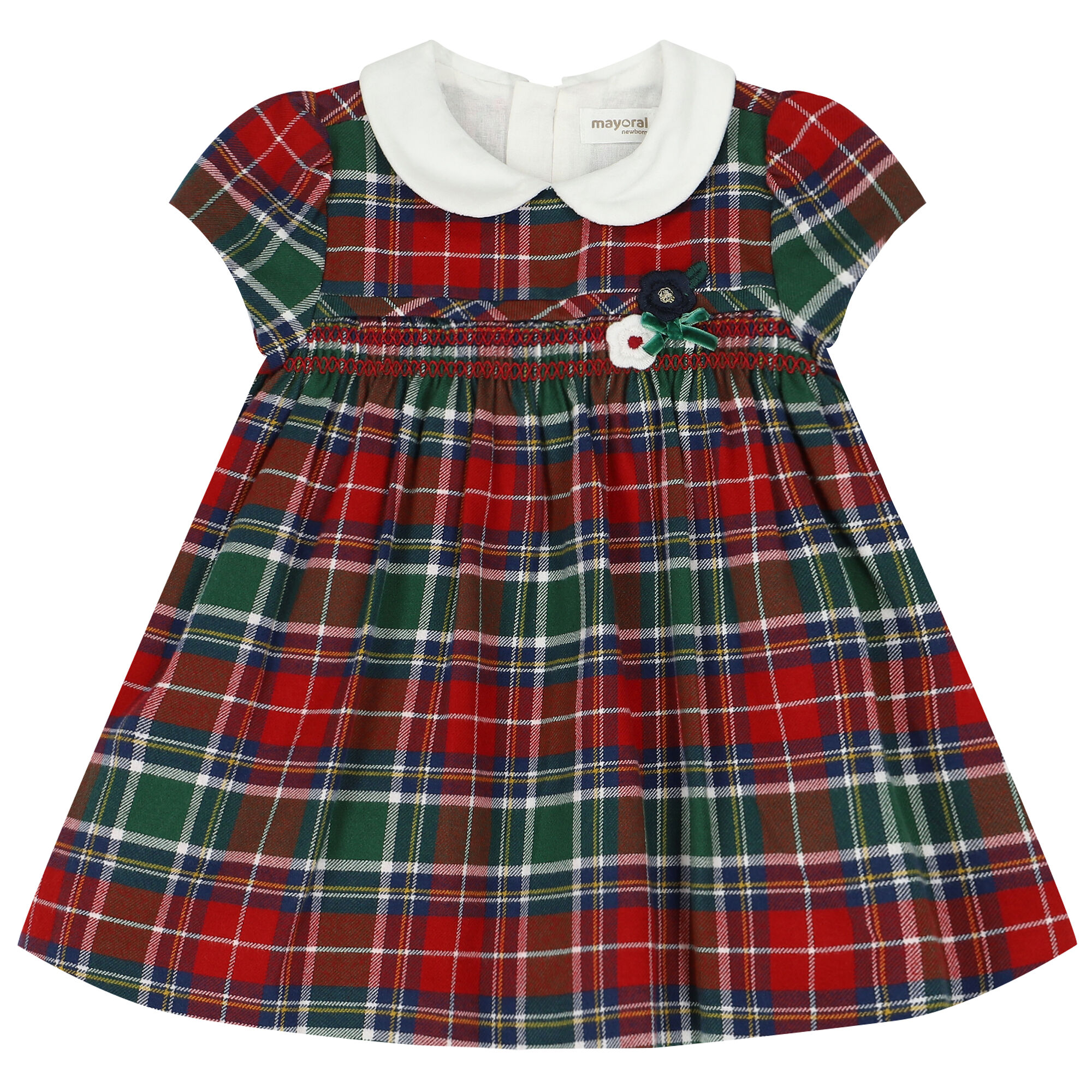 Green tartan sales baby dress