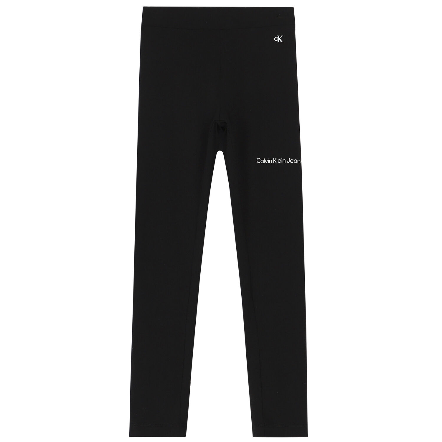 Girls Black Logo Leggings, 1, hi-res image number null