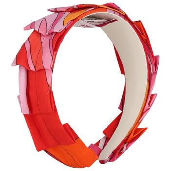 Girls Pink & Red Headband