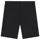 Black Logo Softskin Cycling Shorts, 1, hi-res