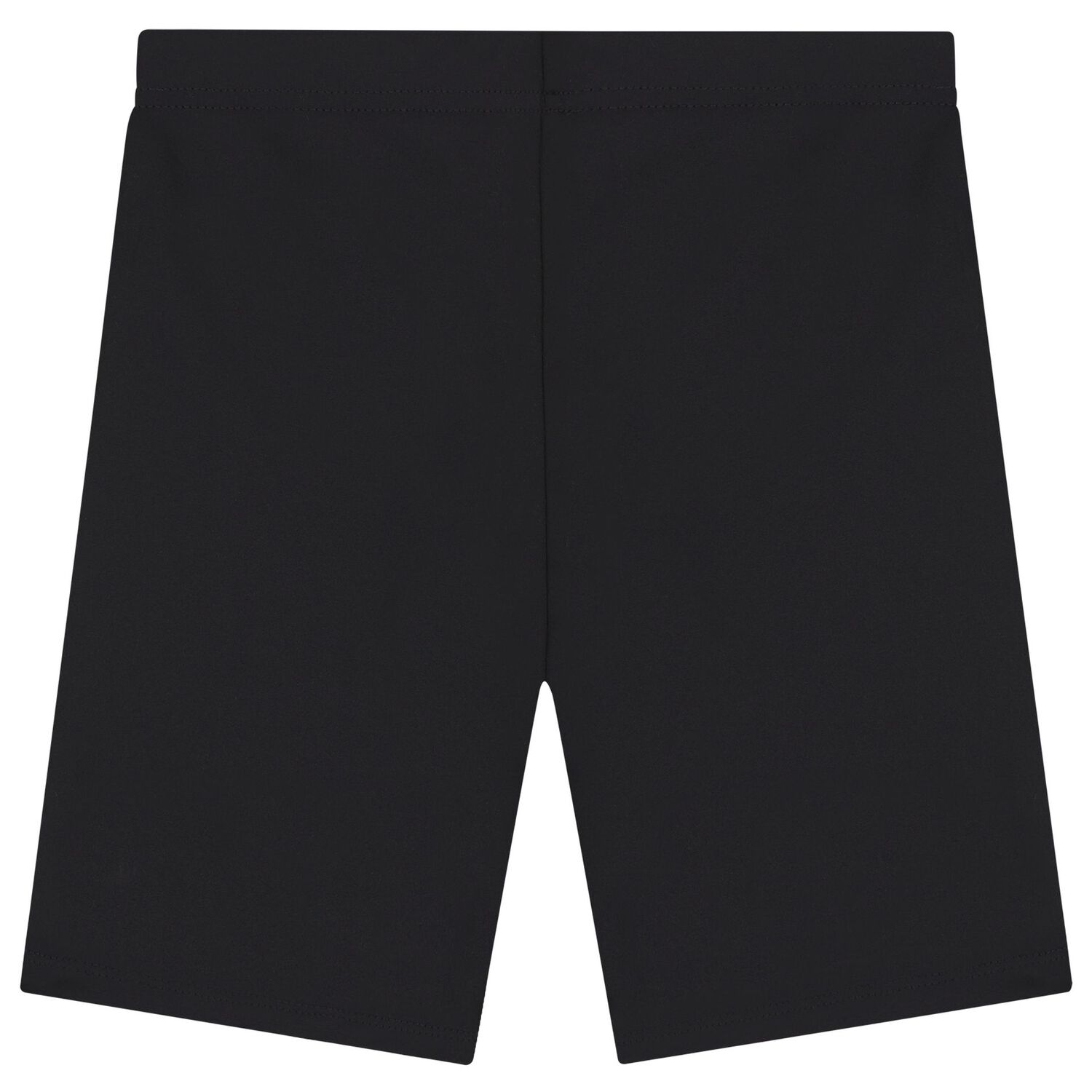 Black Logo Softskin Cycling Shorts, 1, hi-res