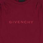 Girls Burgundy Logo T-Shirt, 1, hi-res