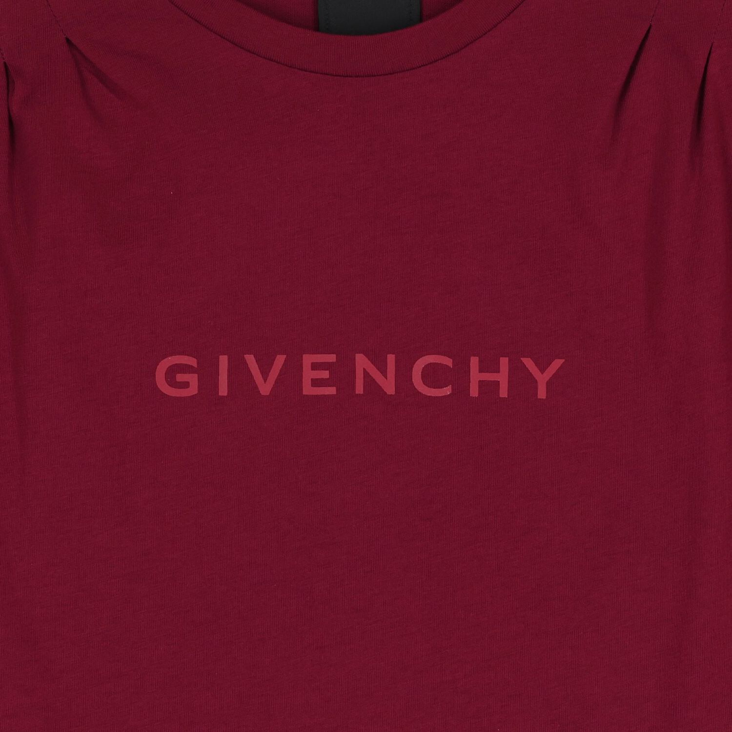 Girls Burgundy Logo T-Shirt, 1, hi-res