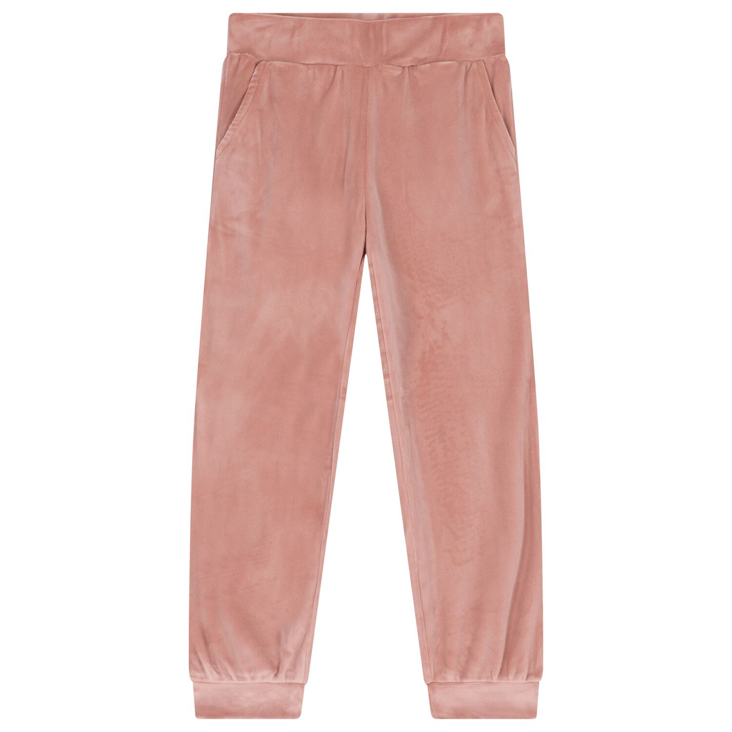 Girls Pink Velour Tracksuit Set  ( 3 Piece ), 2, hi-res