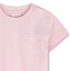 Younger Girls Pink Logo T-Shirt, 2, hi-res