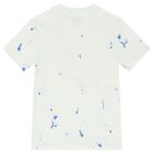 Boys White Polo Bear T-Shirt, 1, hi-res