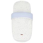 فستان زهري باللون العاجي والأزرق للبنات, 2, hi-res