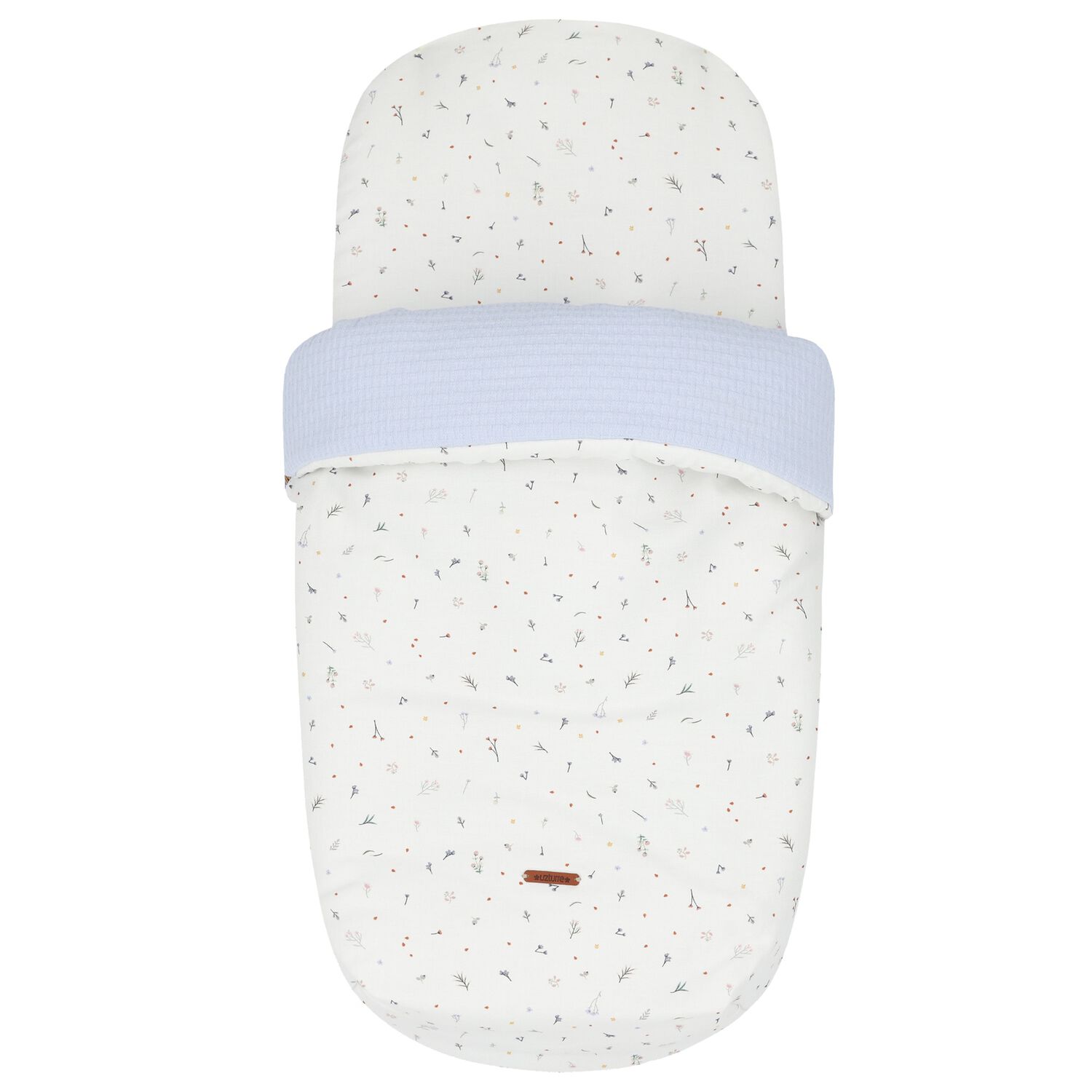 فستان زهري باللون العاجي والأزرق للبنات, 2, hi-res image number null