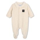 Beige Logo Babygrow Gift Set, 1, hi-res