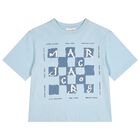 Boys Blue Logo T-Shirt, 1, hi-res