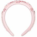 Girls Pink Flower Sequin Headband , 1, hi-res