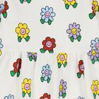 فستان بنات مزين بالزهور باللون الابيض , 1, hi-res