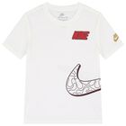 Boys White Logo T-Shirt, 1, hi-res