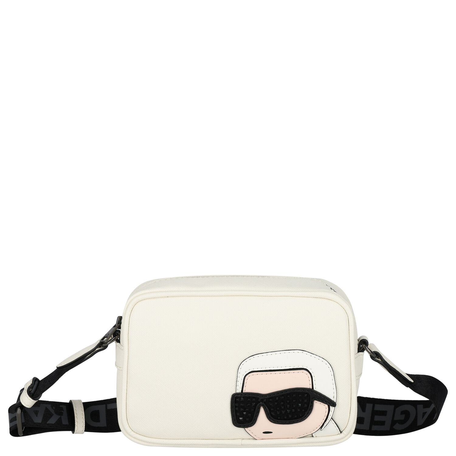 Girls Ivory Logo Ikonik Karl Bag, 1, hi-res image number null