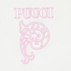 Baby Girls White Fontane Ruffled Blanket, 1, hi-res