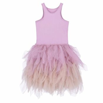 Girls Lilac Tulle Dress