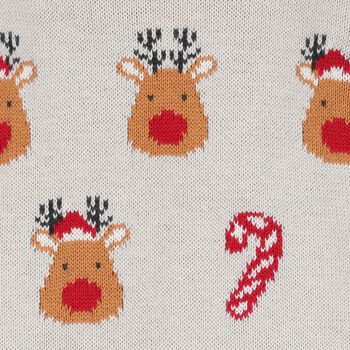 Grey Festive Baby Romper