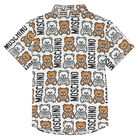 قميص بالشعار باللون الأبيض للأولاد, 1, hi-res