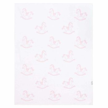 Baby Girls Pink Knitted Blanket