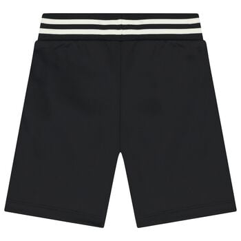 Boys Black Tiger Logo Shorts