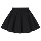Girls Black Teddy Bear Skirt, 2, hi-res