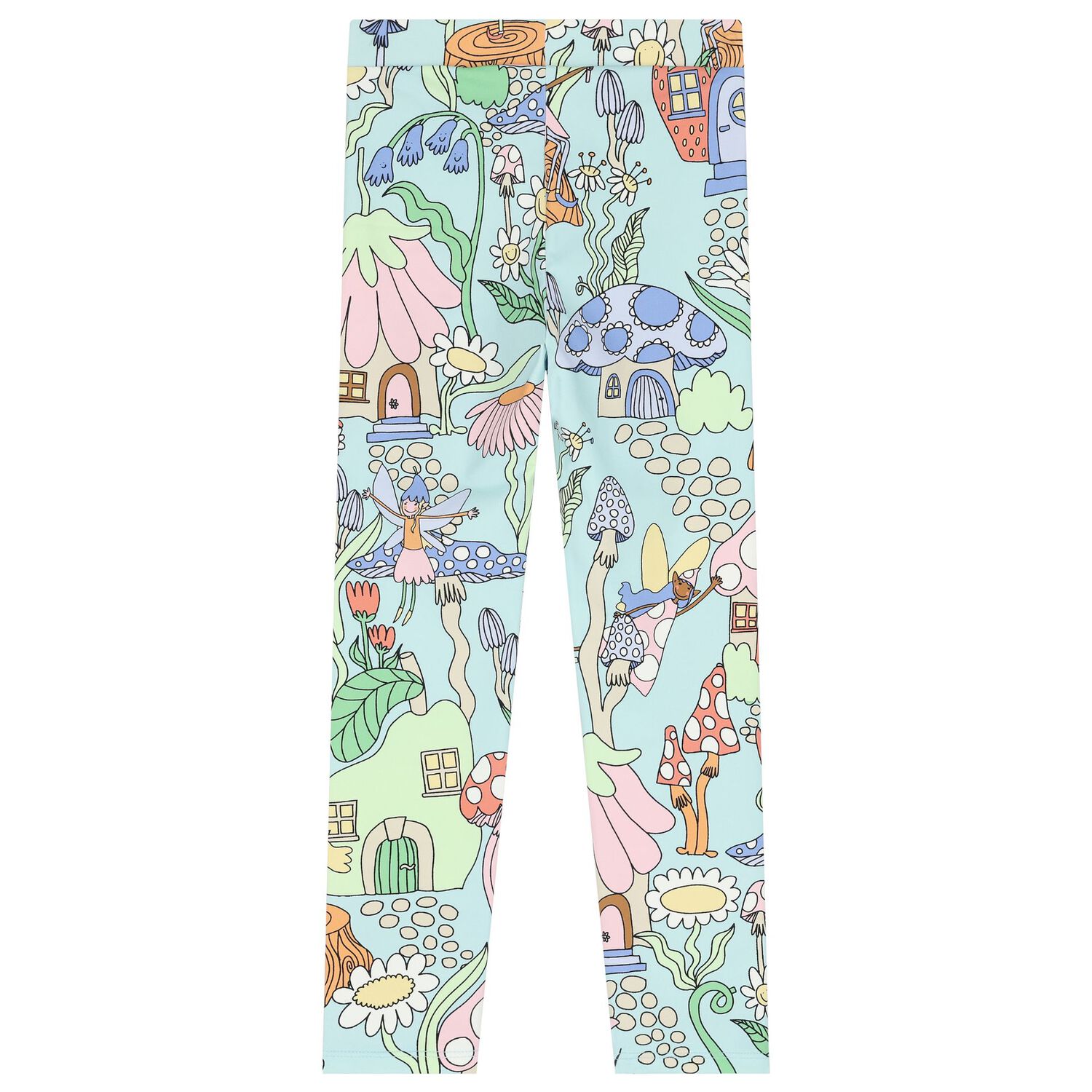 Girls Aqua Fairy Leggings, 1, hi-res image number null