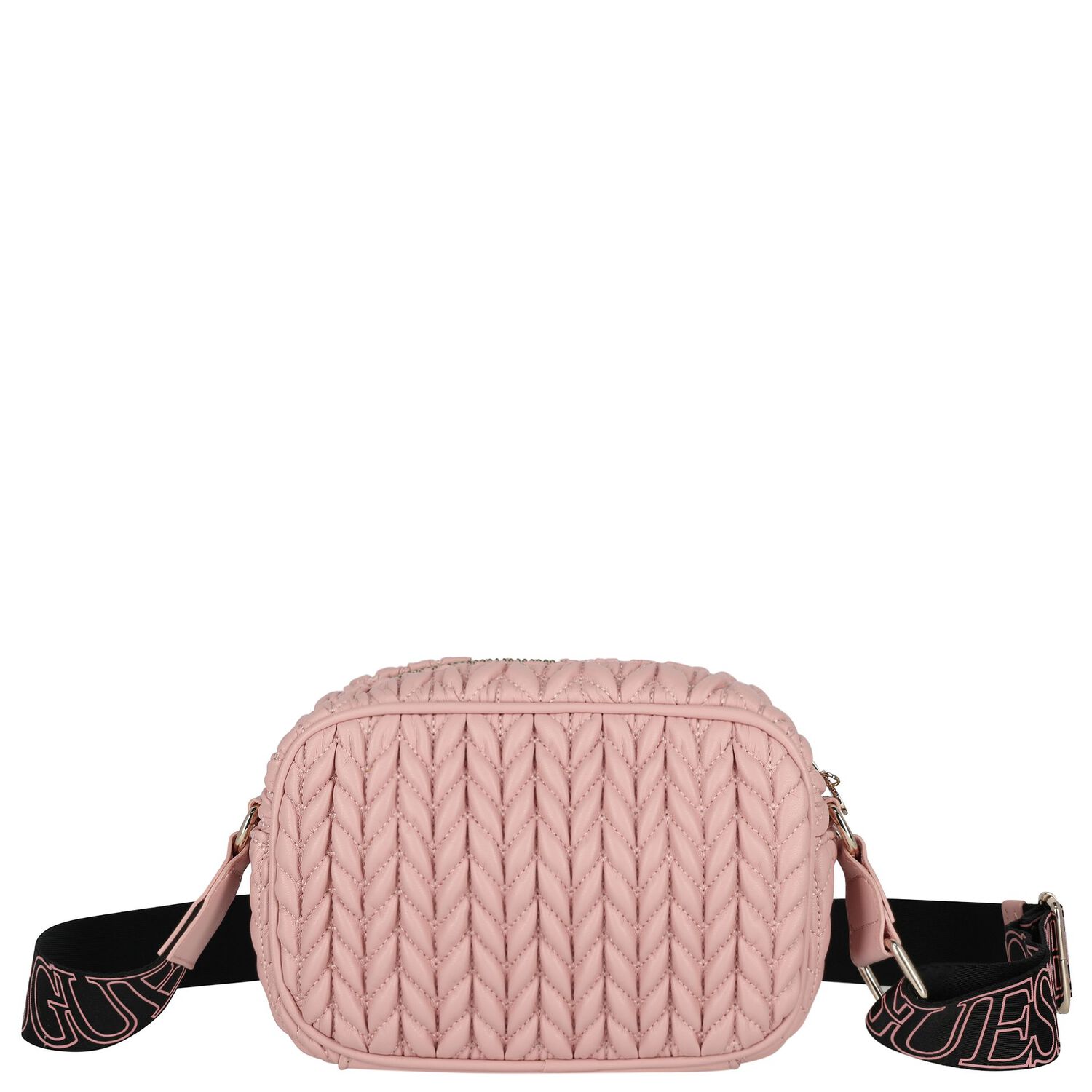 Girls Pink Logo Quilted Bag, 2, hi-res
